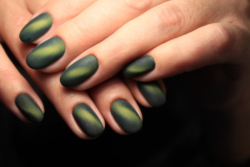 beautiful gel lacquer manicure