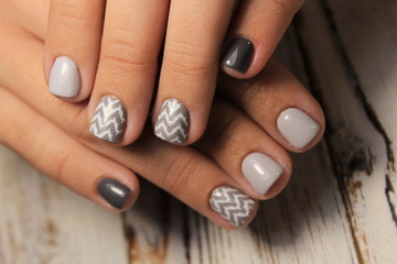 fashion manicure nails