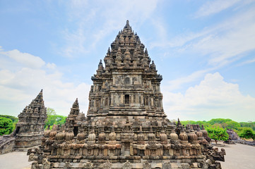 Fototapeta premium Prambanan temple in Java island, Indonesia