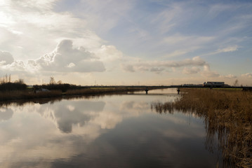 Bridge across a canal