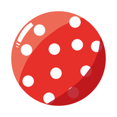 balloon helium dotted icon