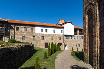 Fototapeta na wymiar Medieval Lesnovo Monastery of St. Archangel Michael and St. Hermit Gabriel of Lesnovo, Probistip region, Republic of Macedonia 