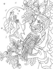 Coloring page The Fairy