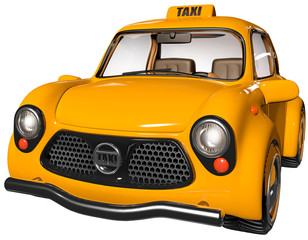Plakat Автомобиль. Жёлтое такси