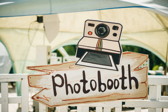 Photobooth Sign On Party