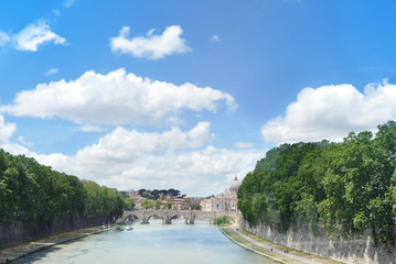 View of Rome, Italy.