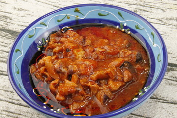 Calamars et seiches en tapas