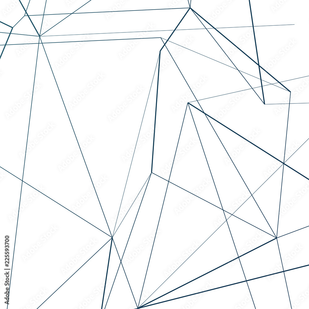 Poster technology connect abstract lines background