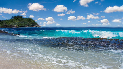 tropical island seascape