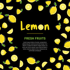 lemon banner template