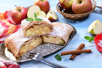 Homemade apple pie