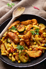 Grilled vegetables from the pan - spanish style