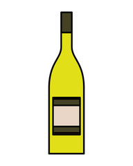 bottle drink beverage alcohol isolated