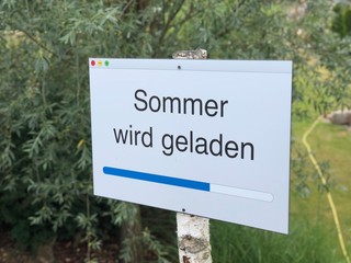 Sommer wird geladen