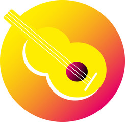 icon guitar.


illustration of iconic guitar, musical instrument icon.