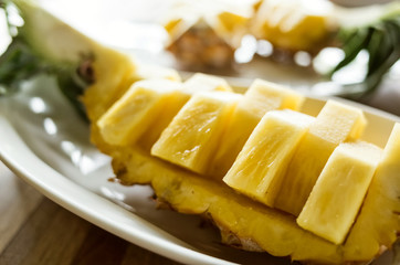 fresh pineapple fruit