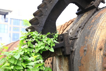 Rusty gears and equipment