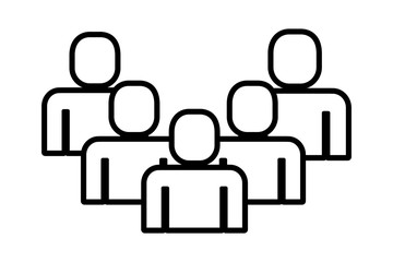 group of people teamwork silhouette