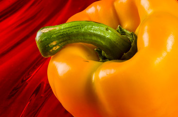colorful mix of the freshest red and yellow paprika, bell pepper