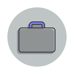 diplomat icon in badge style. One of web collection icon can be used for UI, UX