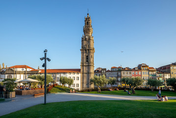 Obraz premium Clerigos Tower, a bell tower of Clerigos Church