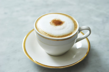 Cup of cappuccino 