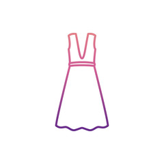 dress icon in nolan style. One of Summer Clothes collection icon can be used for UI, UX