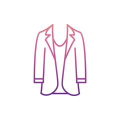 women's jacket icon in nolan style. One of Summer Clothes collection icon can be used for UI, UX