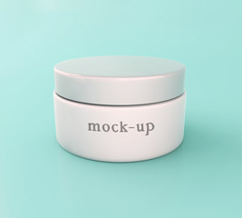 3d Set of cosmetic bottle. Mock Up