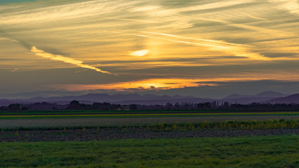 Sonnenuntergang bei Oeynhausen