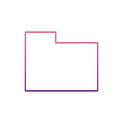 folder icon in nolan style. One of Web collection icon can be used for UI, UX