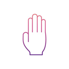 Obraz premium hire me hand icon in nolan style. One of Web collection icon can be used for UI, UX