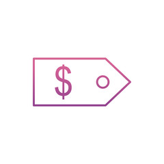cost sign icon in nolan style. One of Web collection icon can be used for UI, UX