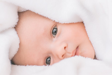 Portrait of a happy baby