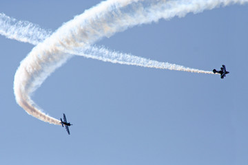 airplane in the sky