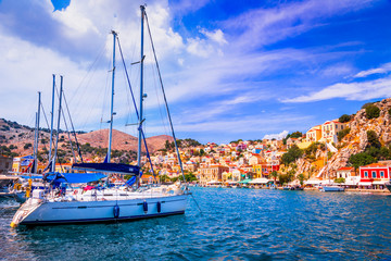 Rhodes, Greece - Colored island of Symi