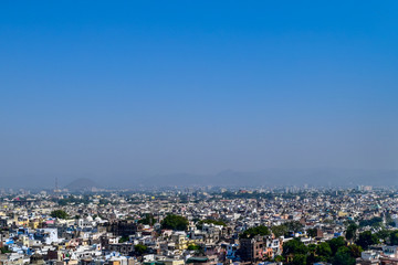 Fototapeta na wymiar Panoramic landscape view famous of Mumbai City, Maharashtra, India