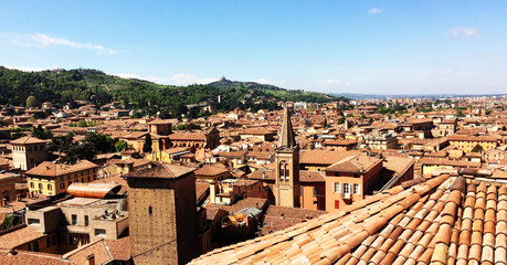 Fototapeta na wymiar Panoramica di Bologna 