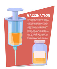Syringe vaccination design