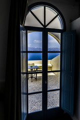 Sea view door