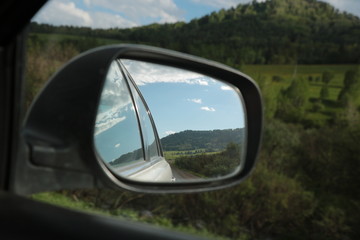 Obraz premium car on the road