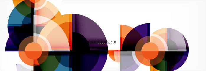 Obraz premium Circle abstract background