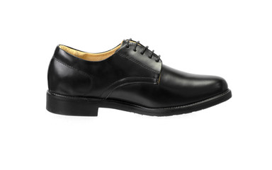 Men’s office shoes isolated on a white background.