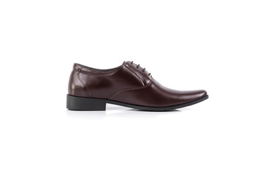 Men’s dress shoes isolated on white background.