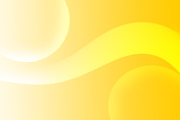 Yellow Curve Abstract Background