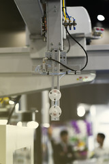 Textile industry with machinery in Factory