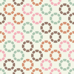 Polka dot seamless pattern. Geometric background. Dots, circles and buttons. Can be used for wallpaper, textile, invitation card, wrapping, web page background.