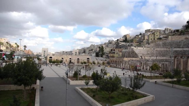Amman downtown Time lapse