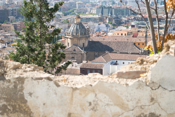 A glimpse of the beautiful city of granada, Spain
