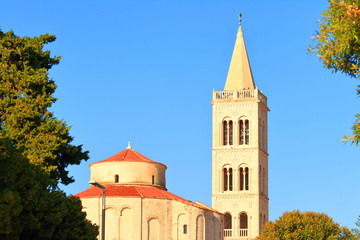 Fototapeta na wymiar Church of St. Donatus in Zadar, Croatia